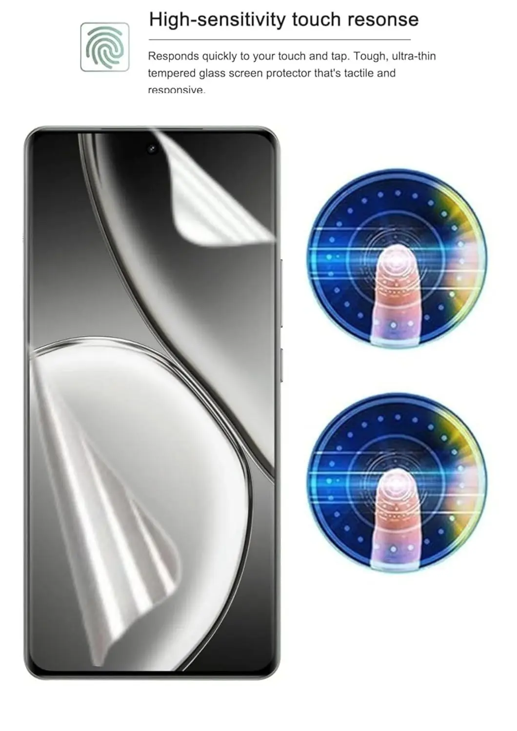 Picture of Xiaomi Civi 4 Pro (4 Layers) TPU Hydrogel Machine Cutting Screen Protector Film High Definition (Front Poly)
