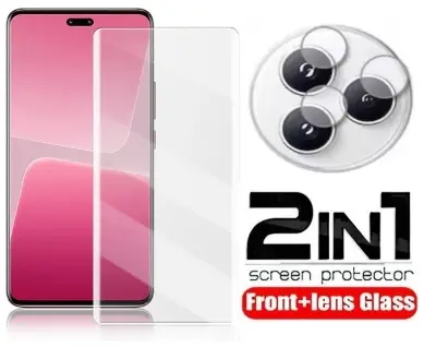 Picture of 2in1 Protector Combo Pack for Xiaomi Civi 5 Pro (A+ GRADE) UV Glass Screen Protector + Camera Protector Lens