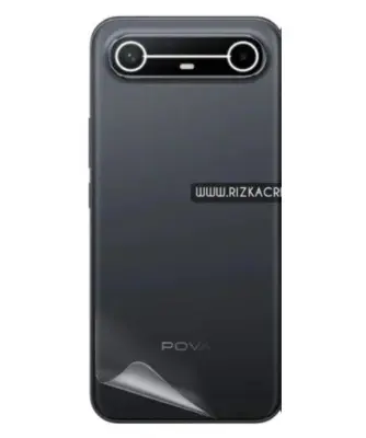 Picture of Tecno Spark Slim (4 Layers) TPU Hydrogel Machine Cutting Screen Protector Film High Definition (Back Poly)