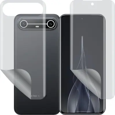 Picture of 2in1 Protector Combo Pack for Tecno Spark Slim (Front Hydrogel Protector Poly+Back Hydrogel Protector Poly)