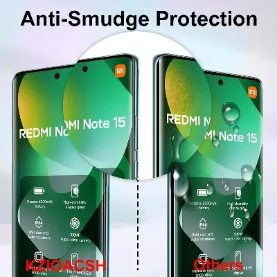 Picture of Xiaomi Redmi Note 15 5G (4 Layers) TPU Hydrogel Machine Cutting Screen Protector Film High Definition (Front Poly)