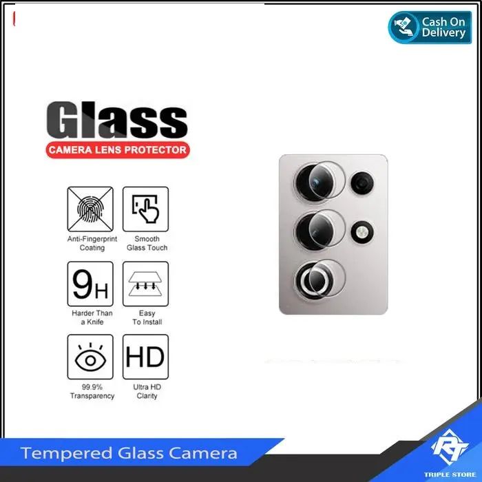 Picture of 2in1 Protector Combo Pack for itel Super 26 Ultra (A+ GRADE) UV Glass Screen Protector + Camera Protector Lens