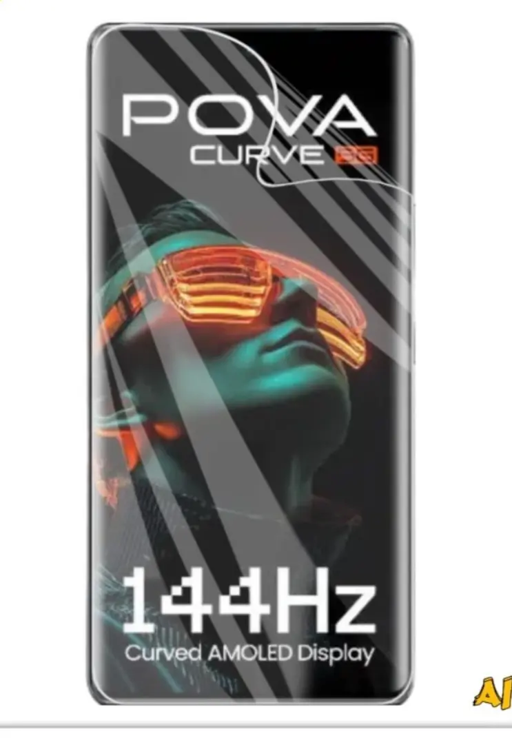 Picture of 2in1 Protector Combo Pack for Tecno Pova Curve (Front Hydrogel Protector Poly+Back Hydrogel Protector Poly)