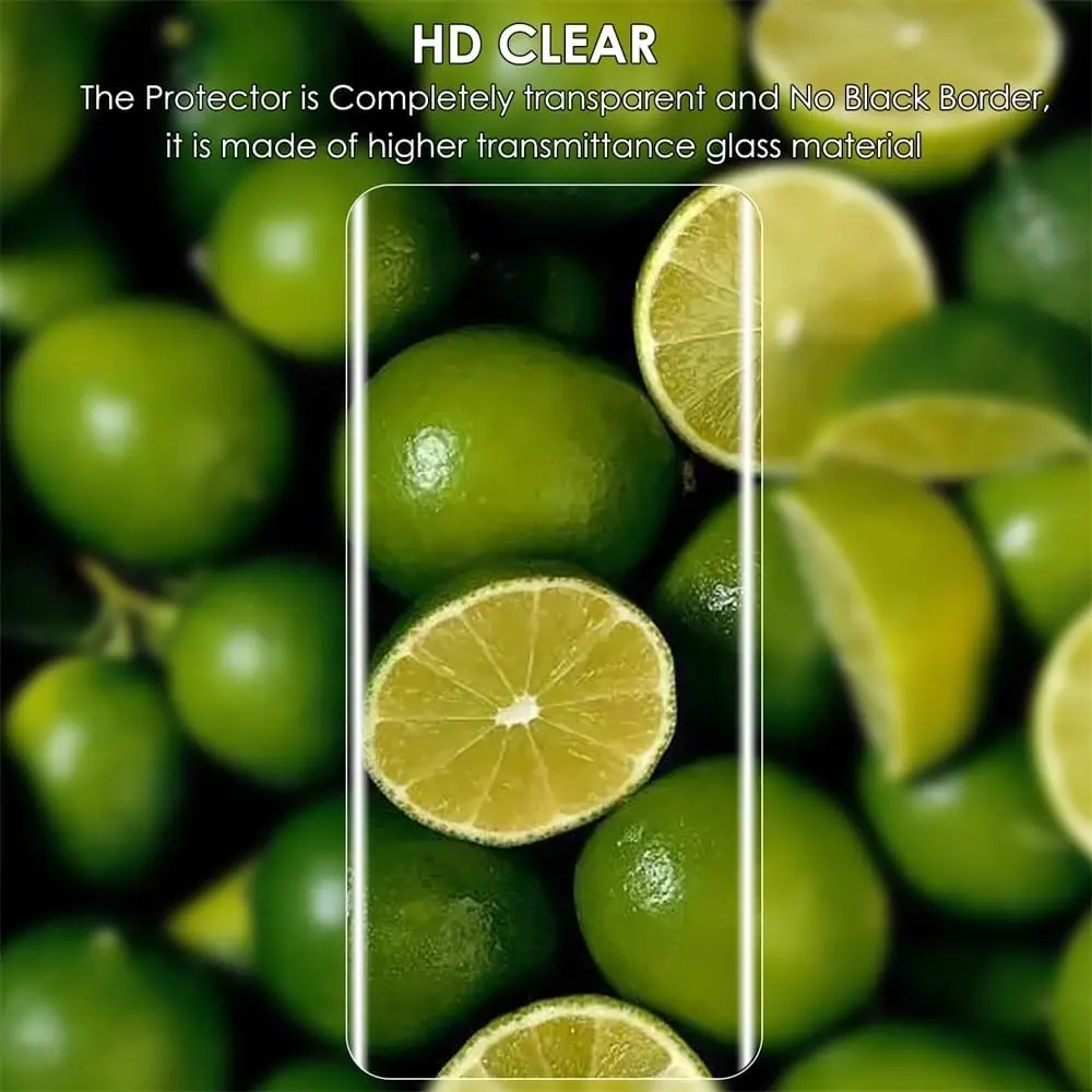 Picture of Honor Magic6 Pro (A+ GRADE) Premium UV Tempered Glass Screen Protector Curved with Liquid Glue and UV Light -Transparent Clear