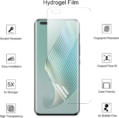Picture of Honor Magic5 Pro (4 Layers) TPU Hydrogel Machine Cutting Screen Protector Film High Definition (Front Poly)