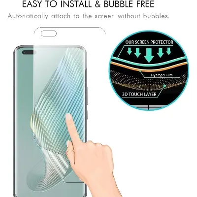 Picture of Honor Magic5 Pro (4 Layers) TPU Hydrogel Machine Cutting Screen Protector Film High Definition (Front Poly)