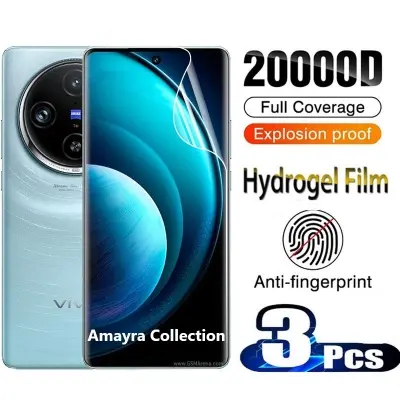 Picture of vivo X200 TPU Protective Film Hydrogel Front Poly Protector Screen Protector Anti-Shatter / High Definition (Front Poly)