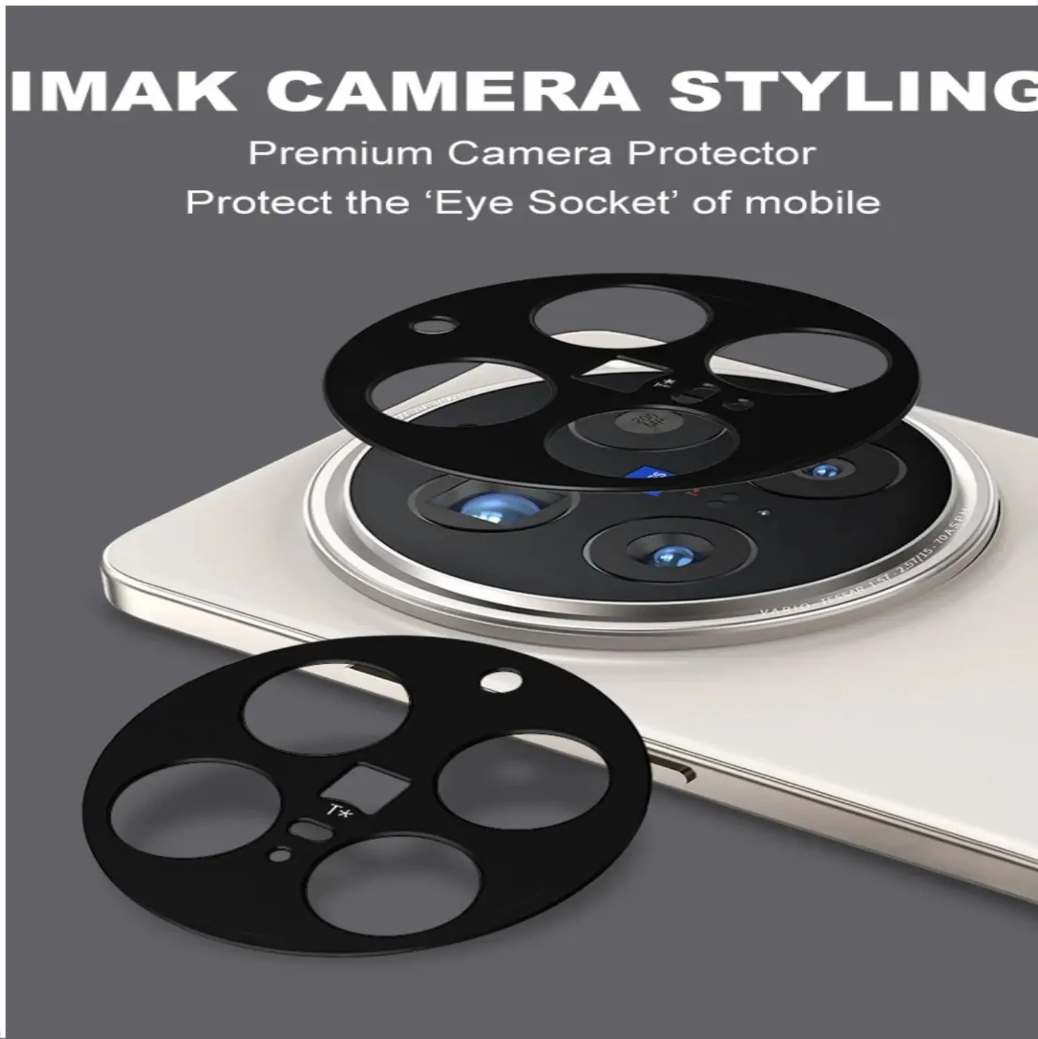 Picture of vivo X200 Back 9H Full Camera Lens Protector Rear 9H 3D Camera Lens Protector,Upgraded HD,Clear Scratch Resistant [With Photo Friendly Flash Cut]