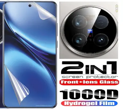 Picture of 2in1 Protector Combo Pack for vivo X200 (Front Hydrogel Screen Protector Poly + Camera Lens Protector)