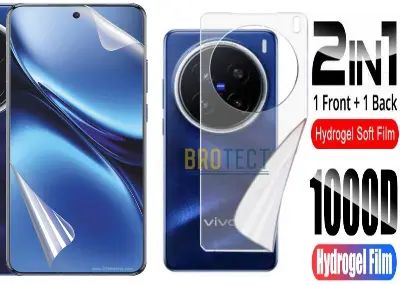 Picture of 2in1 Protector Combo Pack for vivo X200 (Front Hydrogel Protector Poly + Back Hydrogel Protector Poly)