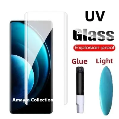 Picture of 2in1 Protector Combo Pack for vivo X200 Pro (A+ GRADE) UV Glass Screen Protector + 3D Camera Protector Lens