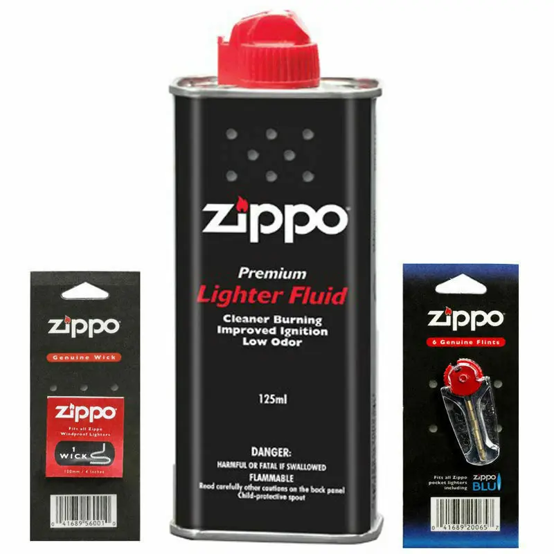 Picture of Zippo Fluid 125Ml With Flint & Wick Pack
