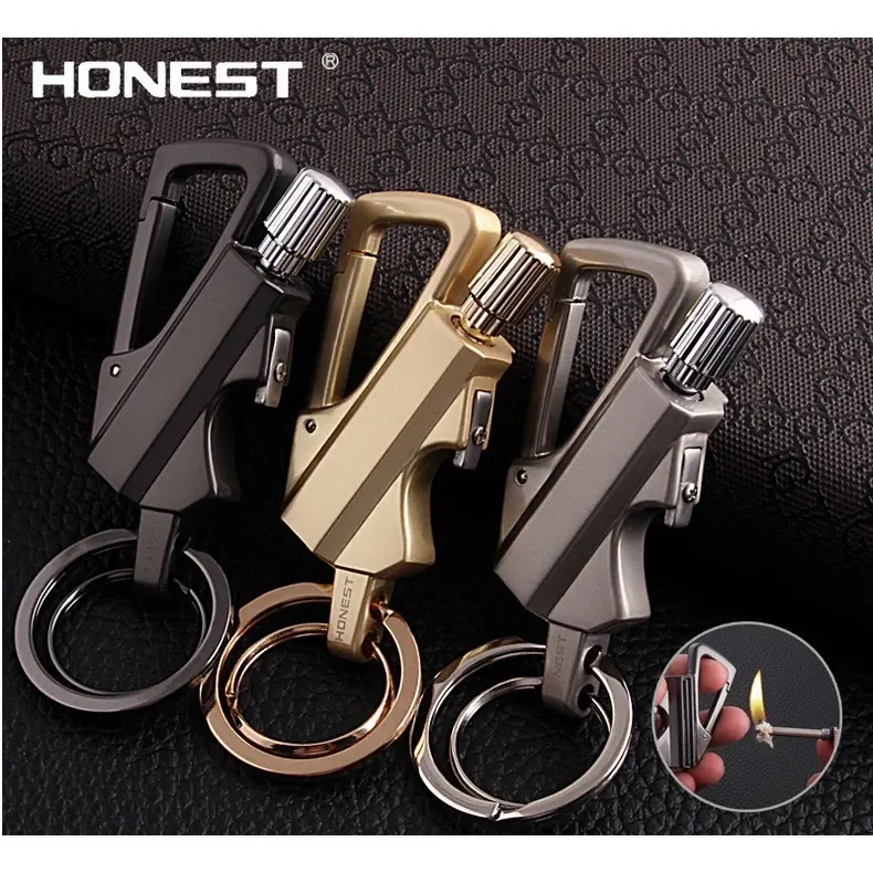 Picture of Lighter Matches Zippo Style Multi - Function Metal Key Ring Kain Bottle Collectible Lighter Without Zippo Oil