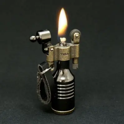 Picture of 1799 Vintage Metal Flame Kerosene Retro Torch Lighter Novelty Gadget Military Fire