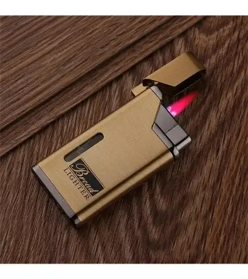 Picture of Broad Metal Lighter - Golden