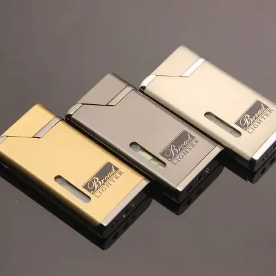 Picture of Broad Metal Lighter - Golden