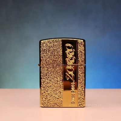 Picture of ZORRO ULTIMATE JUSTICE BRASS METALLIC GOLD COLOR LIGHTER 23HK 2007 Model