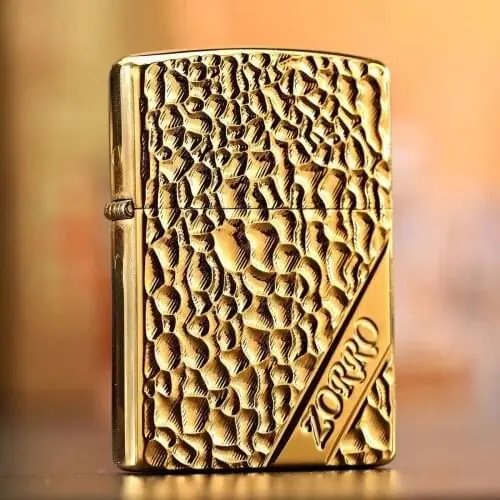 Picture of ZORRO Ultimate justic Bress Gold Color Zoppo Dot Dot Model Lighter