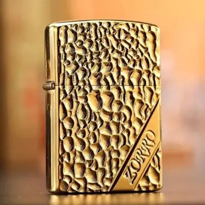 Picture of ZORRO Ultimate justic Bress Gold Color Zoppo Dot Dot Model Lighter