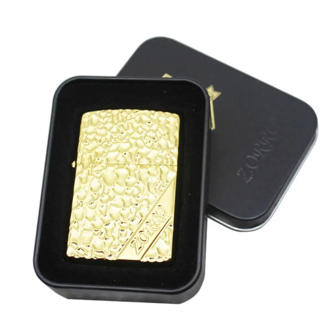 Picture of ZORRO Ultimate justic Bress Gold Color Zoppo Dot Dot Model Lighter