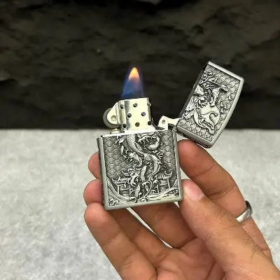 Picture of Zorro Ultimate Justice Dragon engraved Bress Body 2026 Vairal Lighter