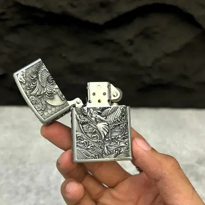 Picture of Zorro Ultimate Justice Dragon engraved Bress Body 2026 Vairal Lighter