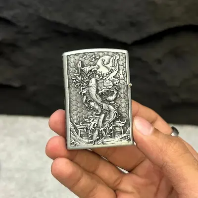 Picture of Zorro Ultimate Justice Dragon engraved Bress Body 2026 Vairal Lighter