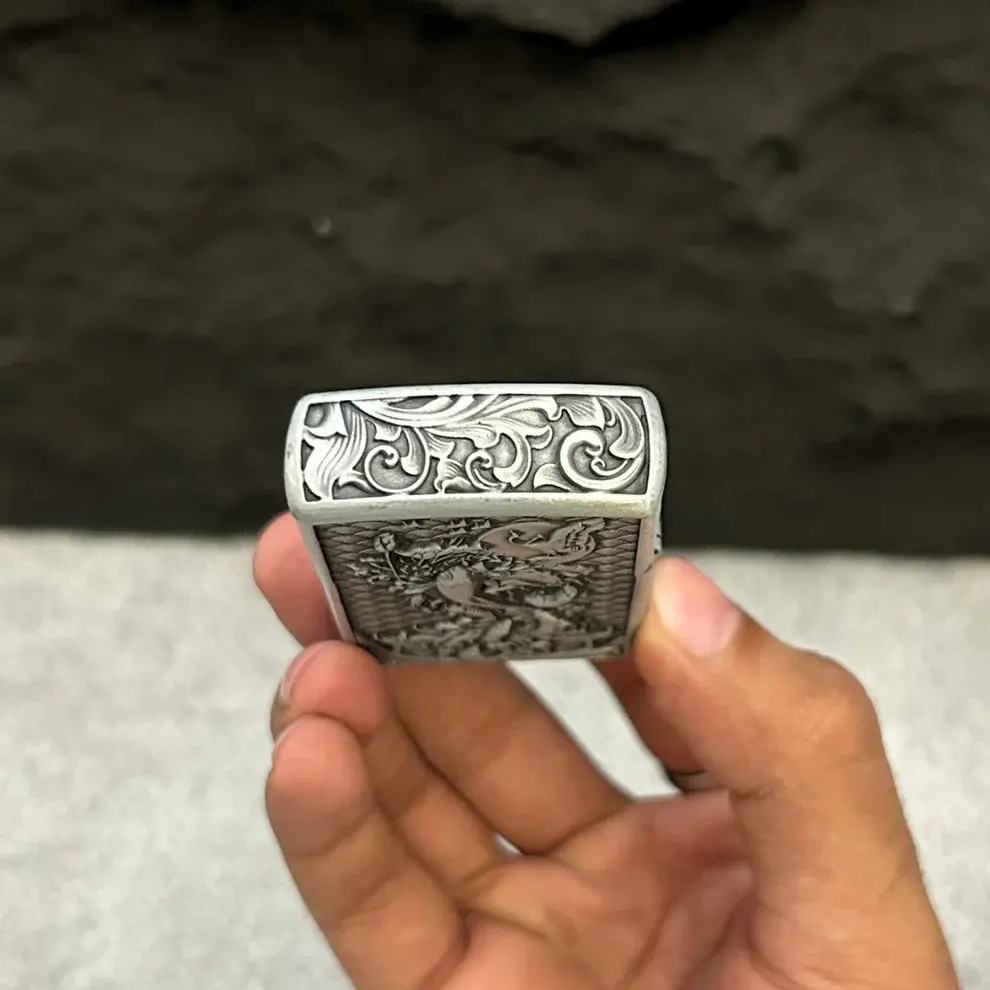 Picture of Zorro Ultimate Justice Dragon engraved Bress Body 2026 Vairal Lighter