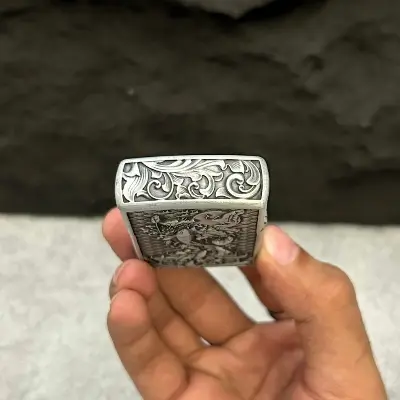 Picture of Zorro Ultimate Justice Dragon engraved Bress Body 2026 Vairal Lighter