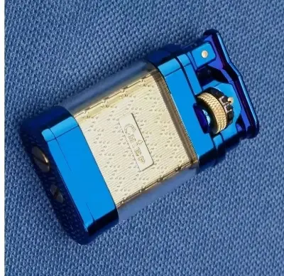 Picture of CHIEF fuel lighter, creative gear linkage, transparent fuel tank men's cigarette accessories, Retro Gift Lighter