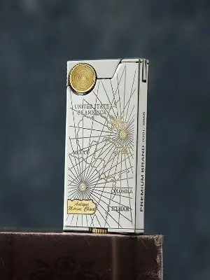 Picture of CHIEF Ultra Thin Grinding Wheel Oil Lighter, Pure Copper, Small and Slim, Portable Fashionable High-end Gift