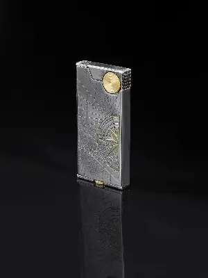 Picture of CHIEF Ultra Thin Grinding Wheel Oil Lighter, Pure Copper, Small and Slim, Portable Fashionable High-end Gift
