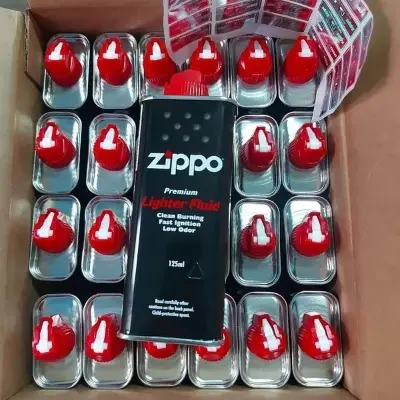 Picture of Zippo Cigarette Genuine Lighter Premium FLUID Fuel Petrol Refill 125ml (USA)