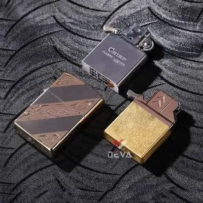 Picture of Chief Dual Flame Lighter with Interchangeable Fluid & Gas Inserts (CF7100J)