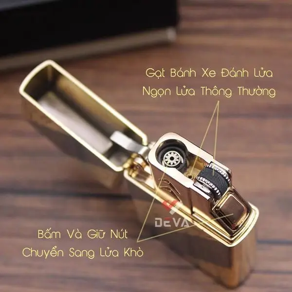 Picture of Chief Dual Flame Lighter with Interchangeable Fluid & Gas Inserts (CF7100J)