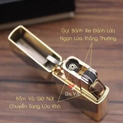 Picture of Chief Dual Flame Lighter with Interchangeable Fluid & Gas Inserts (CF7100J)