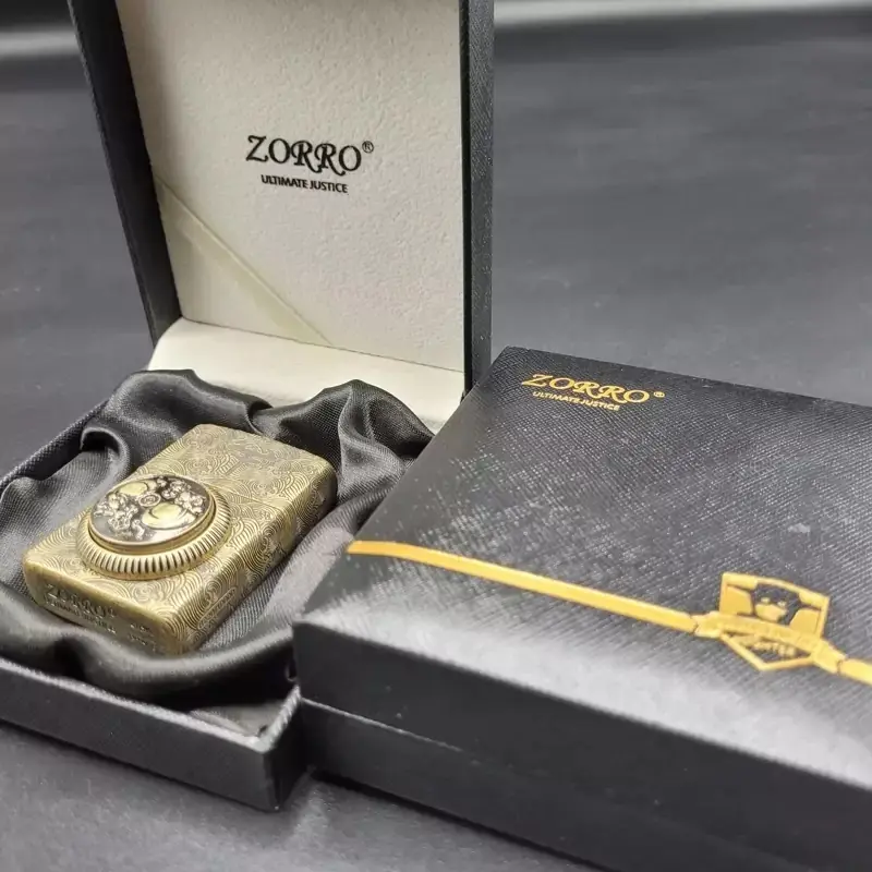 Picture of ZORRO ULTIMATE JUSTICE BRASS SPINNER BULL LIGHTER 2025 Limited Edition – Premium Collectible Lighter