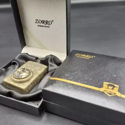 Picture of ZORRO ULTIMATE JUSTICE BRASS SPINNER BULL LIGHTER 2025 Limited Edition – Premium Collectible Lighter