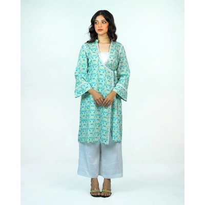 Picture of HAYA Premium Cotton and Chinese Linen Two Piece for Woman White