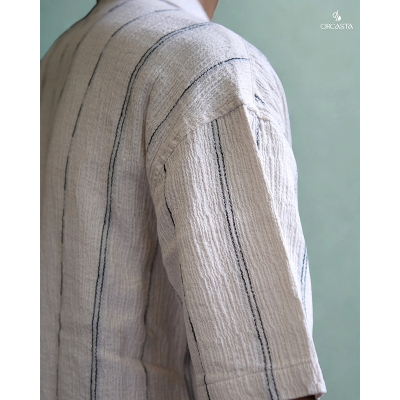 Picture of STRIPO Drop Shoulder Over sized For Men Off White