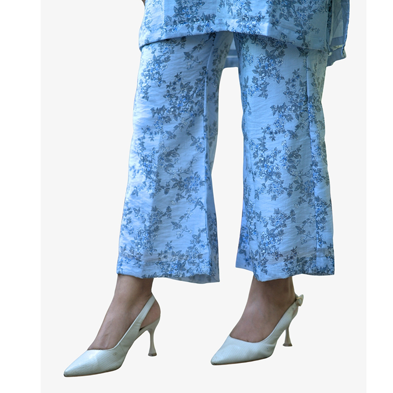 Picture of NEELA Co-ords Set – Soft Sky Blue Cotton Two Piece for Daily Comfort 