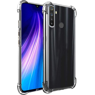Picture of transparent back cover for redmi note 8