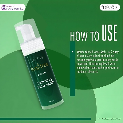 Picture of Freyias Tea Tree Daily Use Foaming Face Wash 200Ml Green