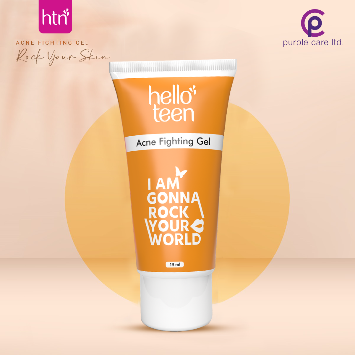 Picture of Hello Teen Acne Fighting Gel 15ml 