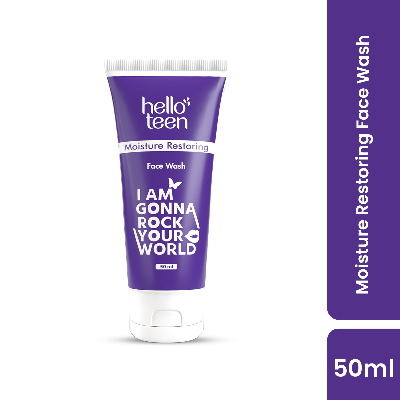 Picture of Hello Teen Moisture Restoring Face Wash 50ml Purple