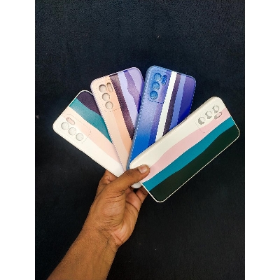 Picture of rainbow back cover for oppo a16