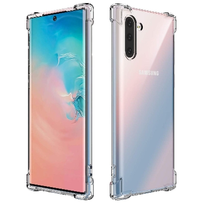 Picture of transparent back cover for samsung note 10plus