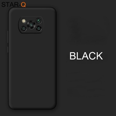Picture of for poco x3 / poco x3 pro matt selicon back cover