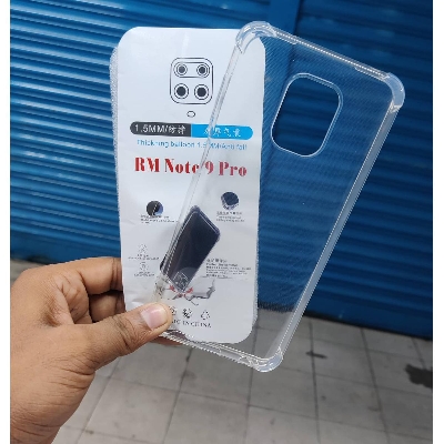 Picture of transparent back cover for xiaomi redmi note 9 pro / note 9 pro max / note 9s