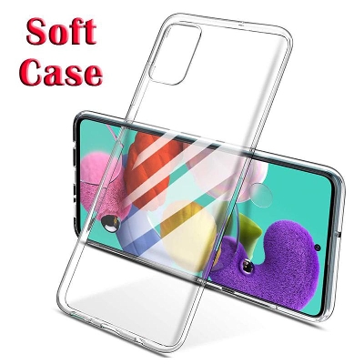 Picture of transparent back cover for samsung galaxy m31s